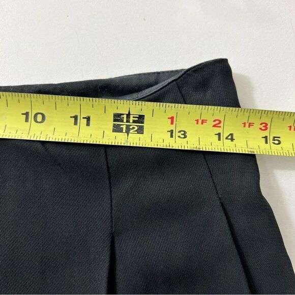 3.1 Phillip Lim Trousers Pants Women’s 8 Black Crepe Cropped Pleated Tapered. - Picture 9 of 9